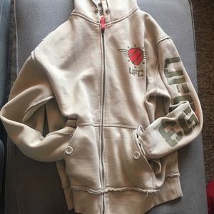 UFC hoodie zip up cotton LIMITED EDITION